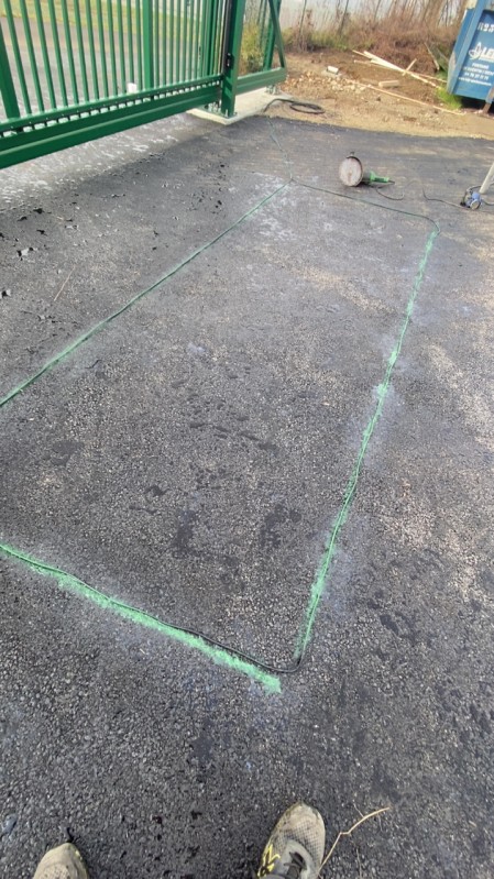 portail autoportant sur mesure de 6m.