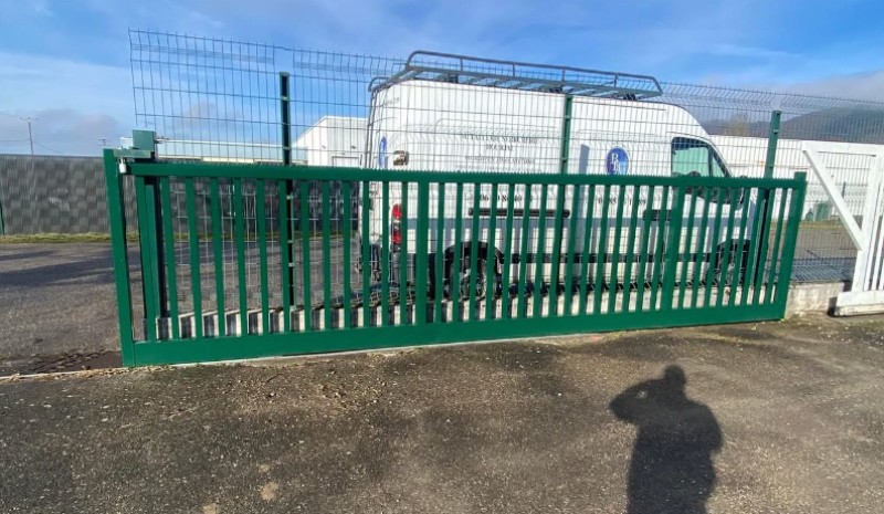 Modification d’un portail coulissant.